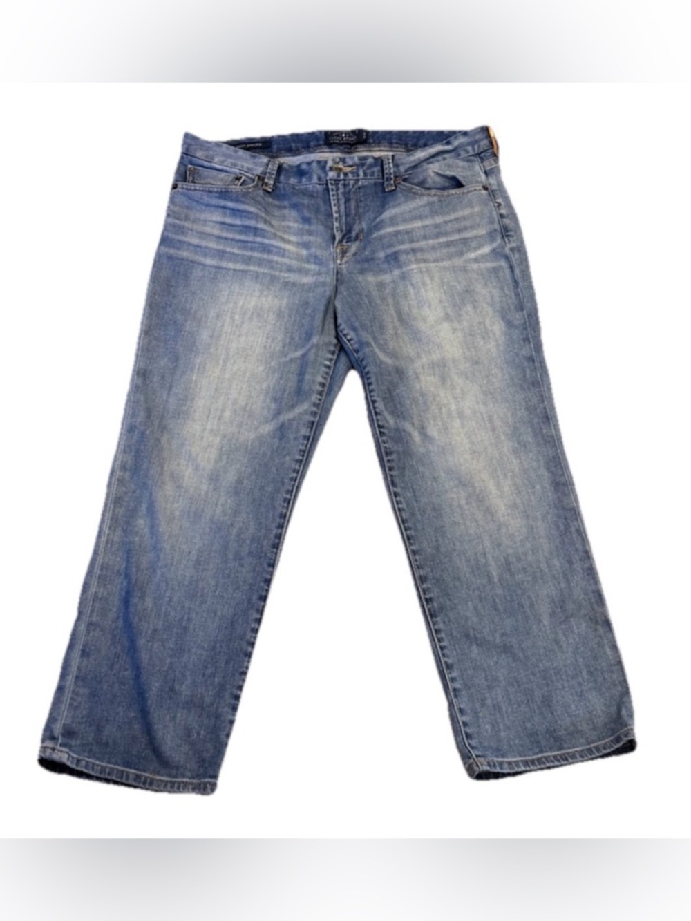 Lucky Brand Cropped Jeans Light Wash Size 14/32 Waist 34